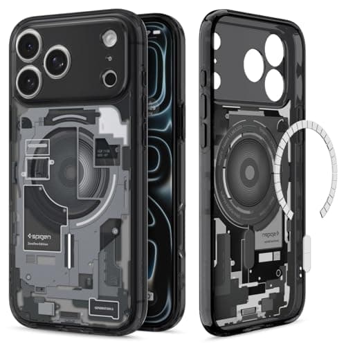 Spigen Coque Ultra Hybrid MagFit DuraClear pour iPhone 17 Pro - Protection ultime pour votre phone, idéale pour des util