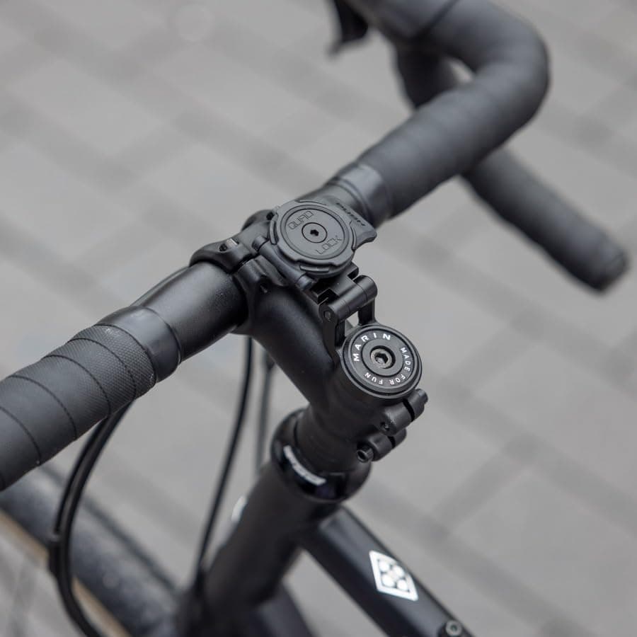 QUAD LOCK Capuchon de potence réglable pour smartphones - Support vélo avec adaptateur universel MAG - Sportif - Piste c