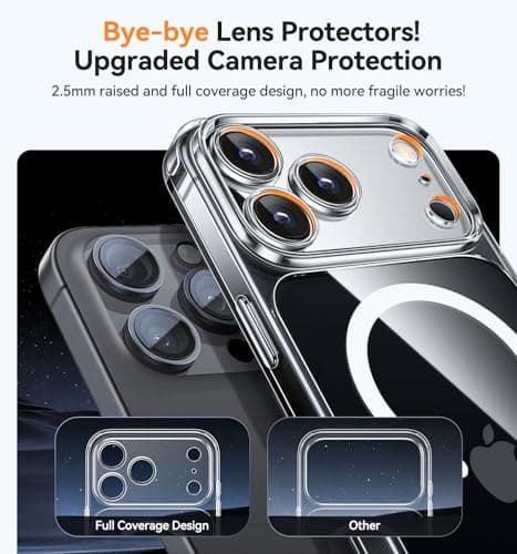 Coque Magnétique pour iPhone 17 Pro Max (6,9 Pouces), Compatible avec MagSafe, Housse Étui de Protection Antichoc et à P