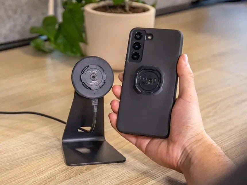 Chargeur Sans Fil Quad Lock V2 pour Voiture et Bureau - Meilleures Fonctionnalités et Compatibilité