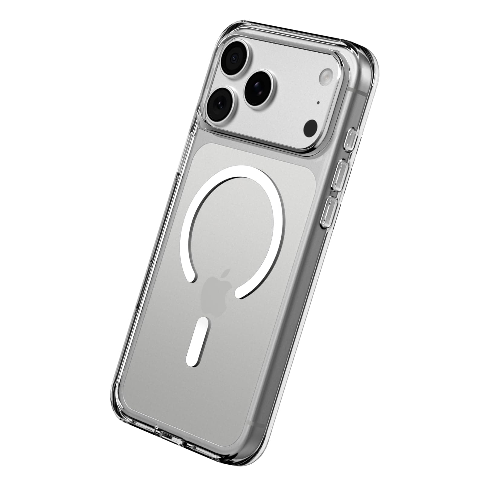 RHINOSHIELD Coque MagSafe iPhone 17 Pro Max | Clair, anti-jaunissement, haute transparence, force magnétique supérieure,