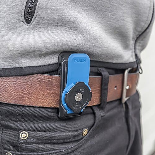 QUADLOCK Fixation Smartphone pour Ceinture V3 - Clip Sécurisé pour Hommes, Support Résistant pour Activités Extérieures