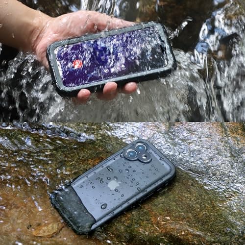 SPORTLINK Coque Étanche Antichoc pour iPhone 17 - IP68 Imperméable Militaire [IP68 Waterproof] - Protection Caméra+Écra
