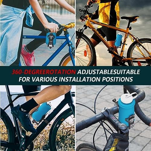 Porte-gobelet Mathtoxyz pour moto et ATV 50-90mm, compatible avec toutes bouteilles 1,3 à 4 cm, pour vélo et scooter