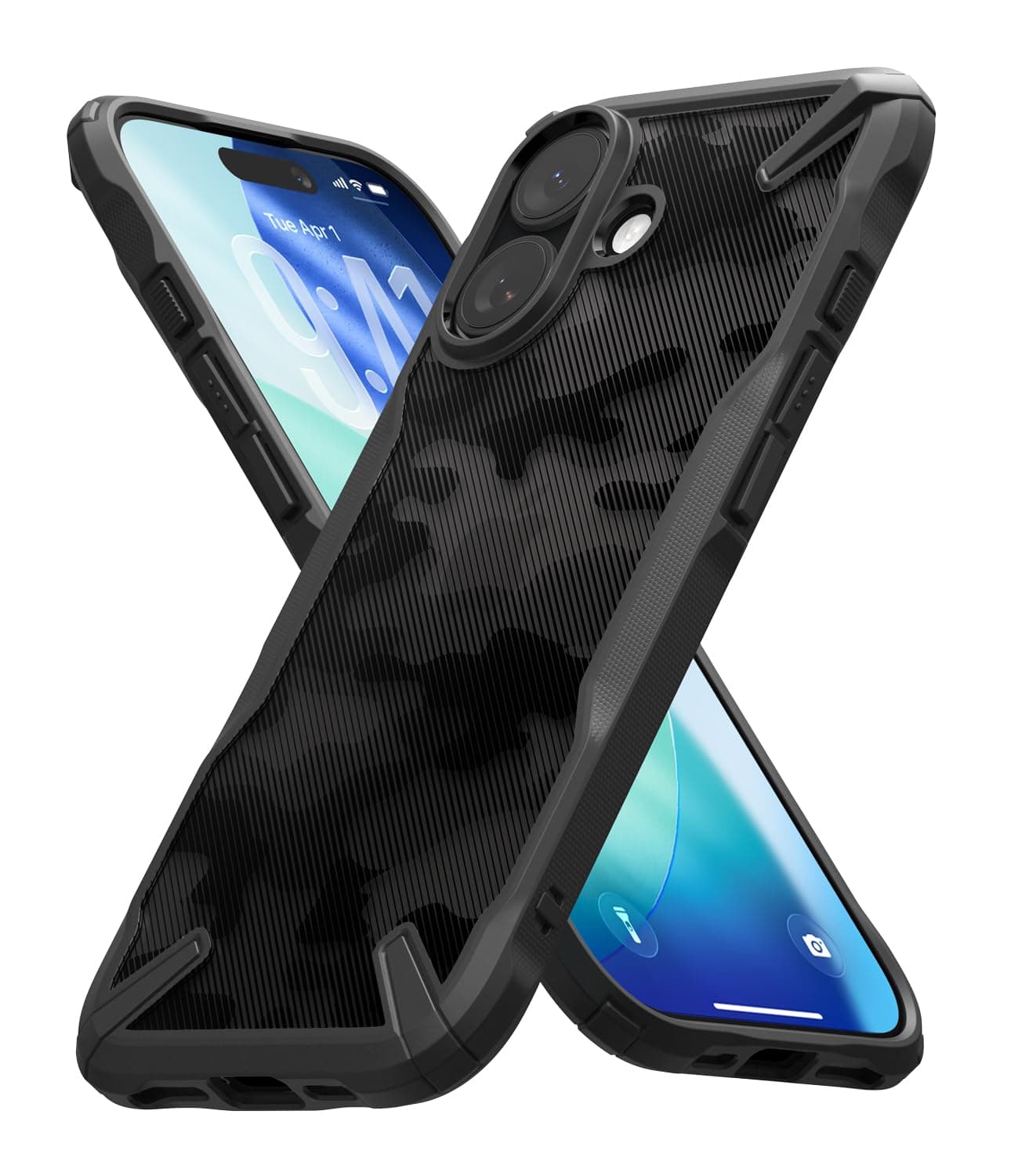 Ringke Coque Compatible avec iPhone 17 Antichoc Résistant aux Rayures Camo Black
Ringke Coque Rigide Back Souple Bumper