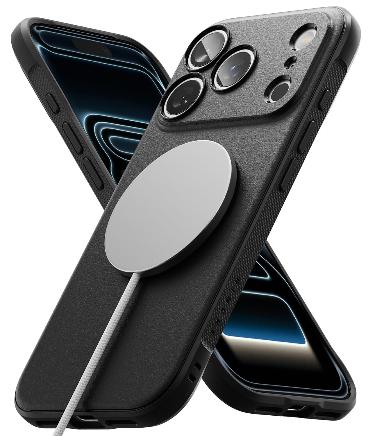 Coque Magétique Antidérapante pour iPhone 17 Pro Max - Ringke Onyx