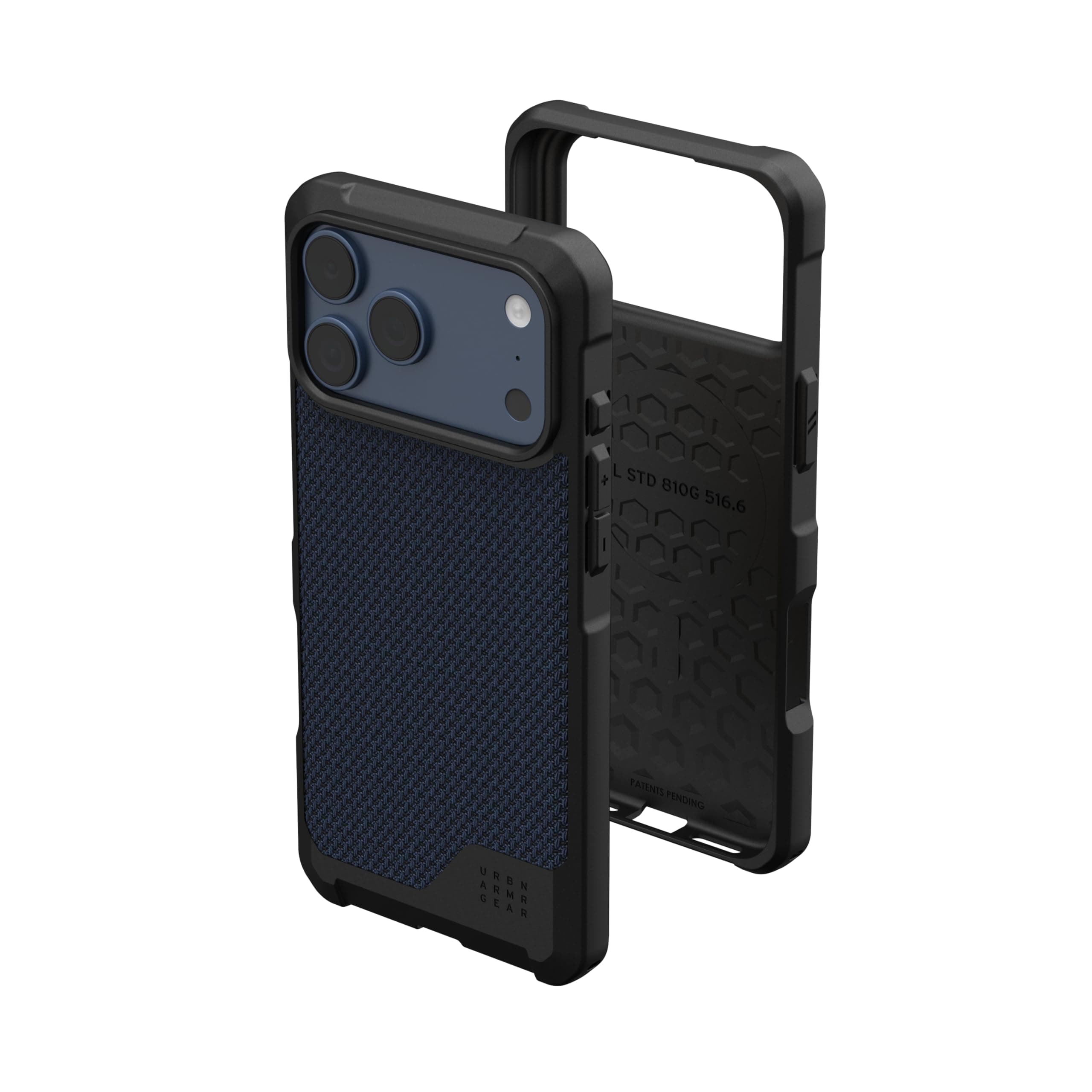 Urban Armor Gear Coque iPhone 17 Pro Max Kevlar Protection Militaire (Compatibilité Qi + Magnétique) Étui Résistant USB-