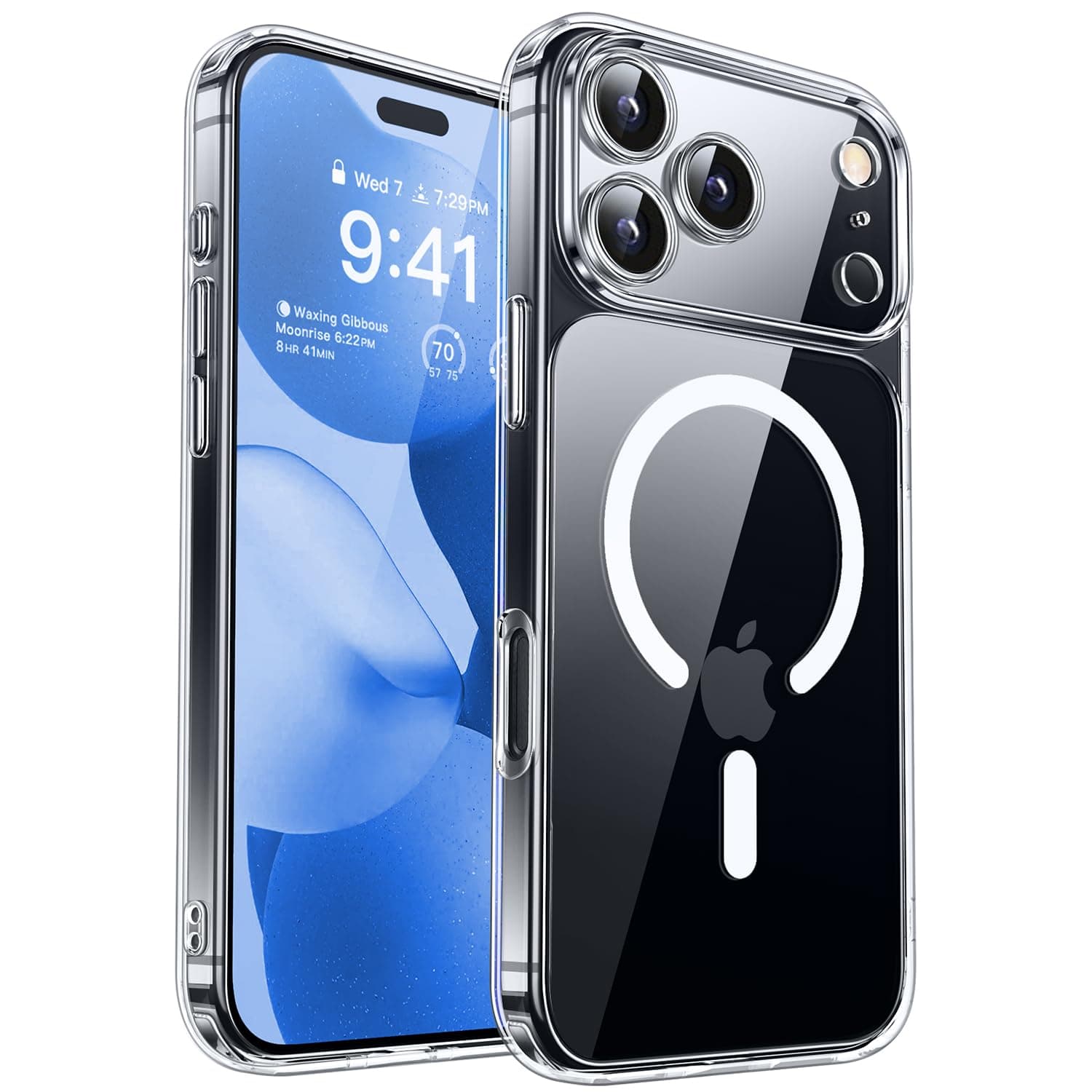 Coque Magnétique pour iPhone 17 Pro Max (6,9 Pouces), Compatible avec MagSafe, Housse Étui de Protection Antichoc et à P
