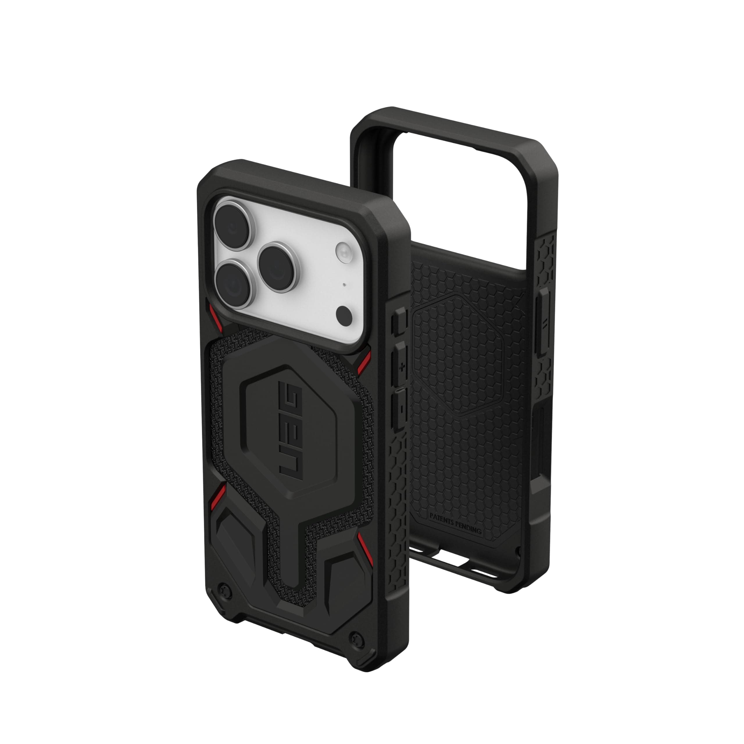 Urban Armor Gear Monarch Pro Case pour Apple iPhone 17 Pro Coque (Charge sans Fil/Magnétique, 5 Couche Protection) Noir