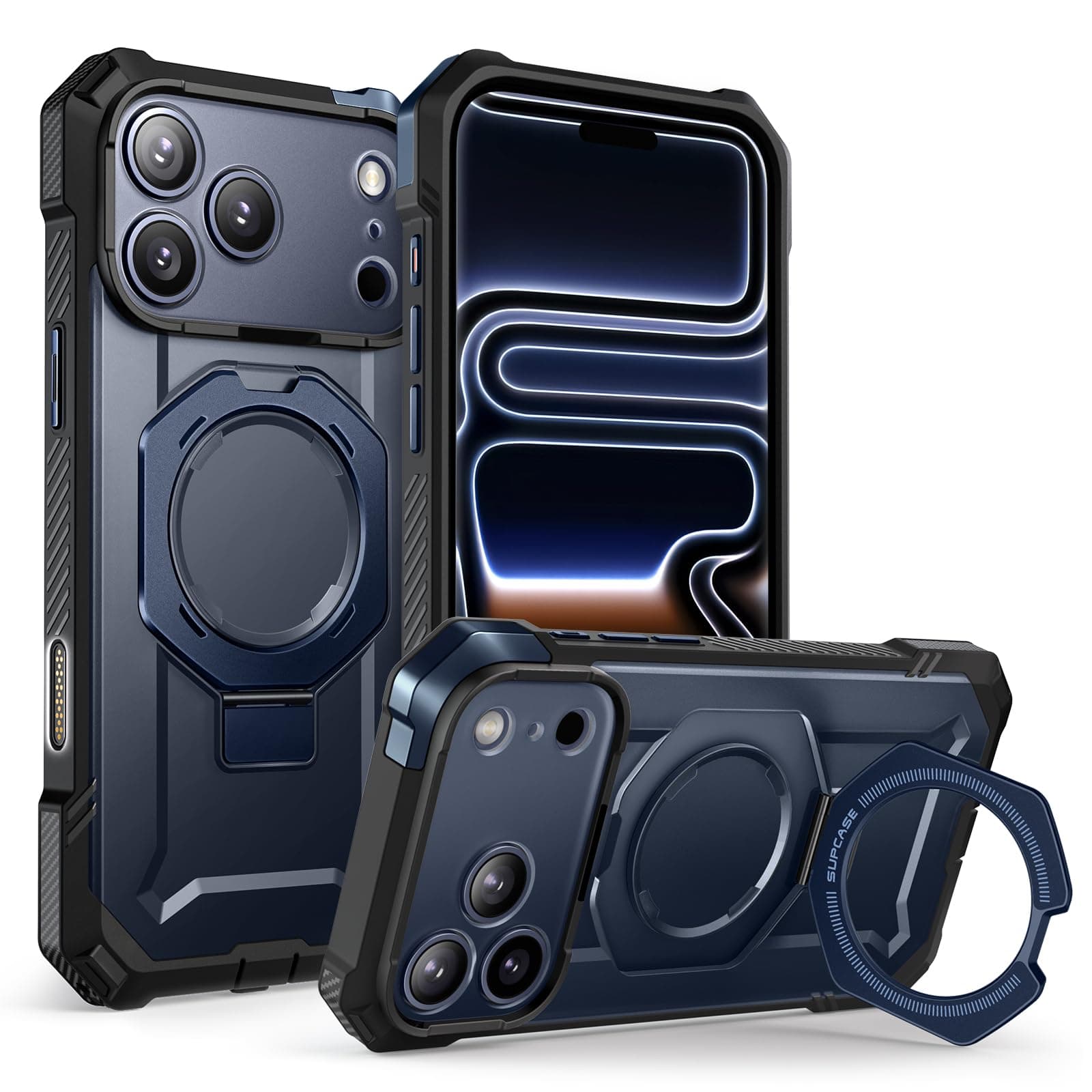 SUPCASE Coque MagSafe pour iPhone 17 Pro [Protection Antichute Qualité Militaire] (UB Grip) Bleu  
SUPCASE Coque Magnéti