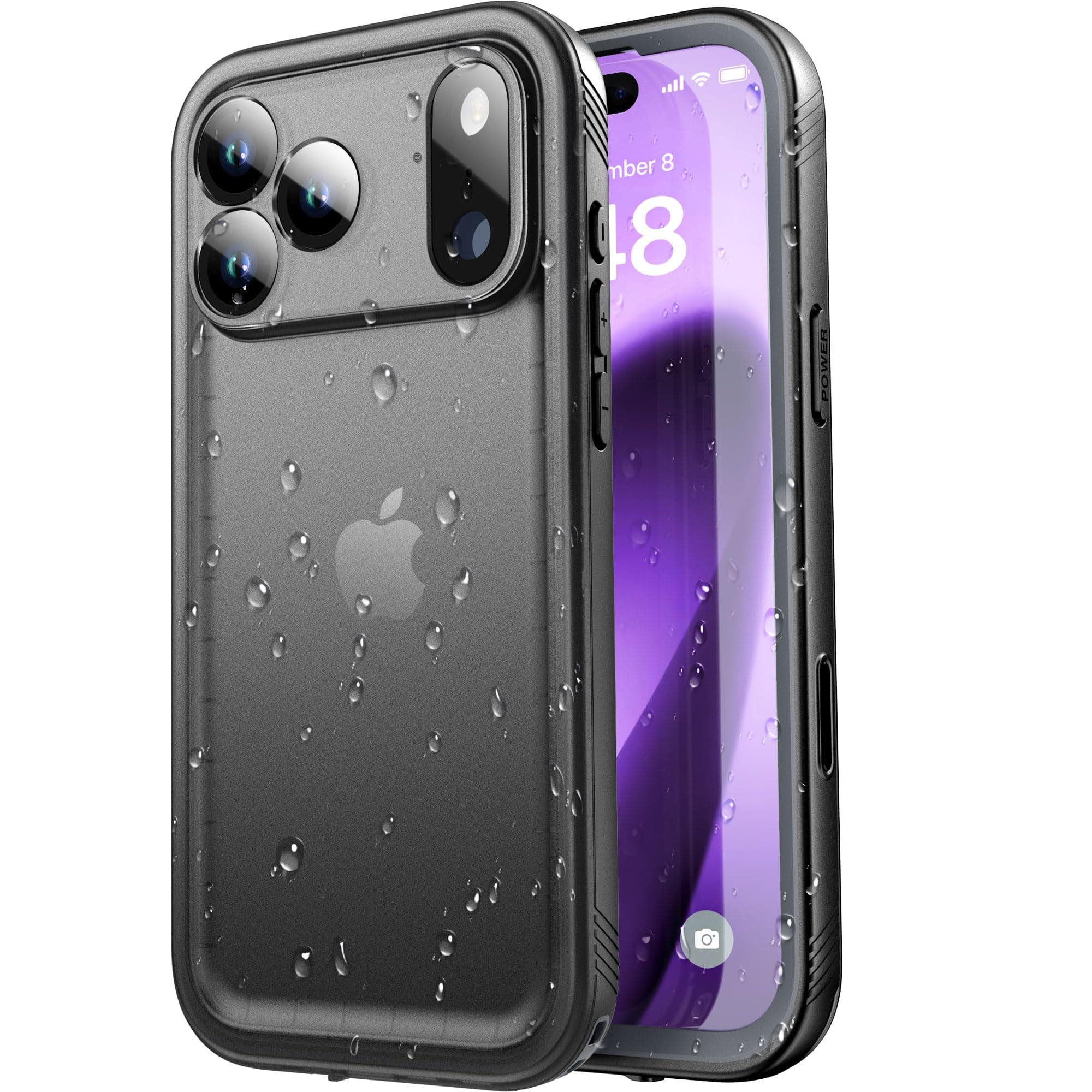 SPORTLINK Coque Étanche Antichoc iPhone 17 Pro Max - Militaire IP68 Incassable [Protection Caméra+Écran] - Double Face 6