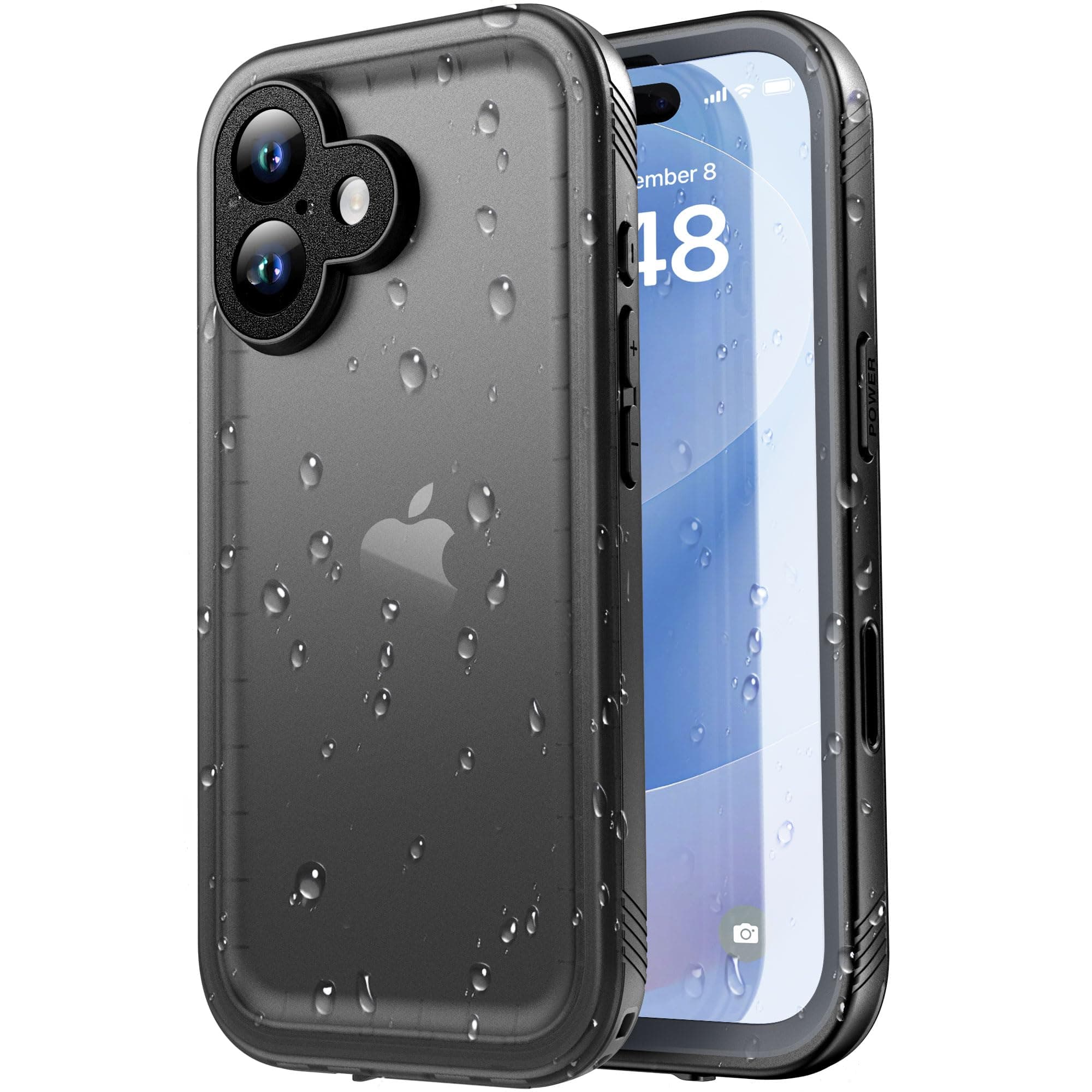 SPORTLINK Coque Étanche Antichoc pour iPhone 17 - IP68 Imperméable Militaire [IP68 Waterproof] - Protection Caméra+Écra