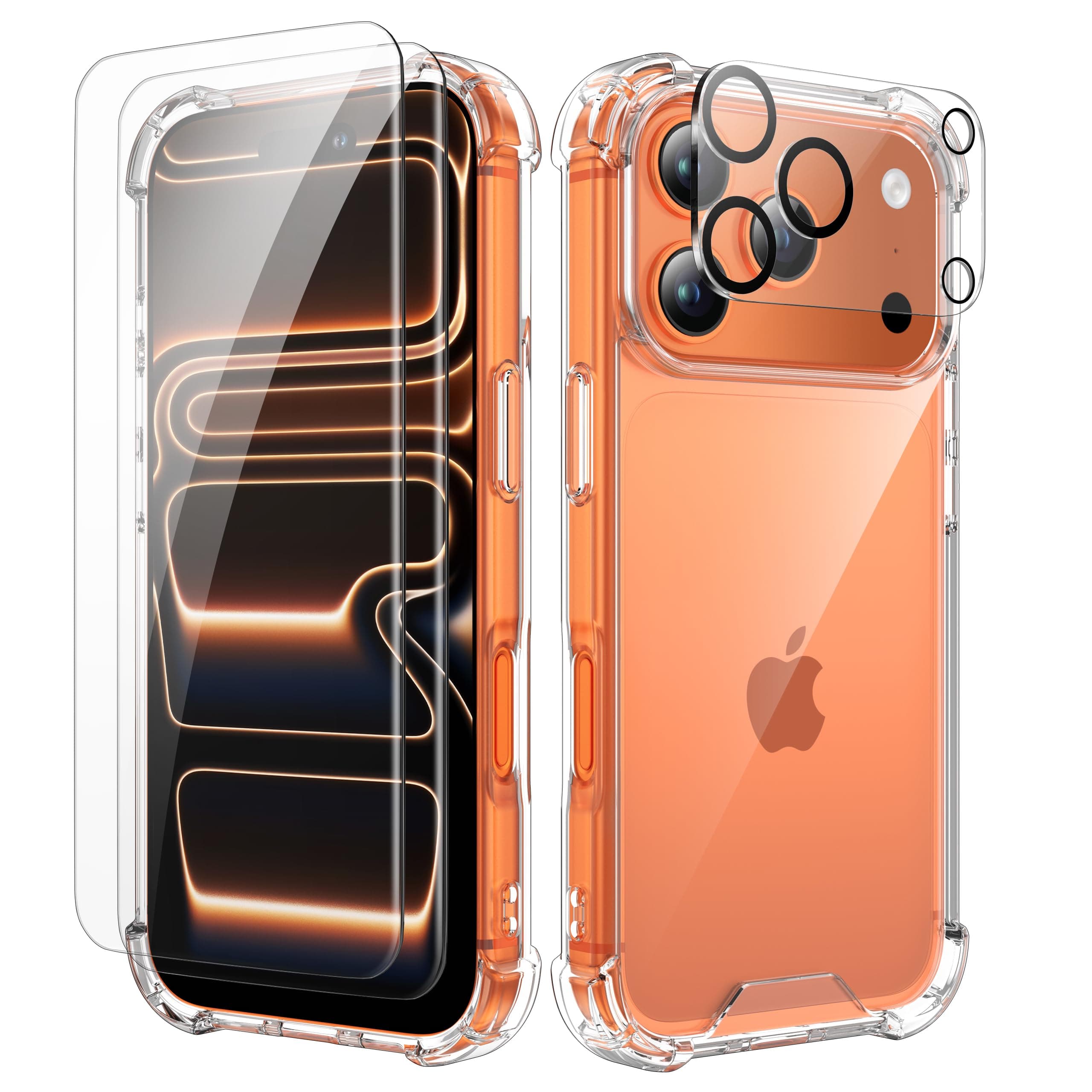 ORETECH Coque pour iPhone 17 Pro avec 2 Verres Trempés Global Recycled Standard
ORETECH Coque pour iPhone 17 Pro Protect