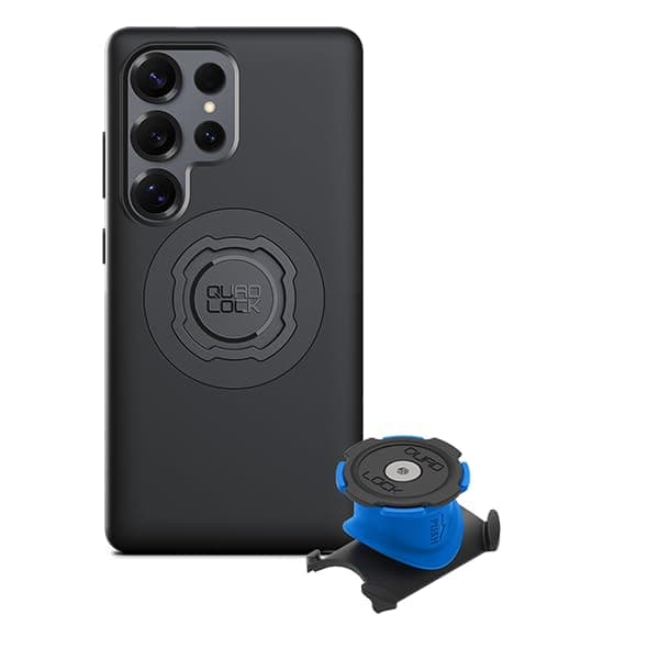 Quad Lock Kit de support de téléphone Samsung Galaxy S25 Ultra pour vélo avec étui MAG