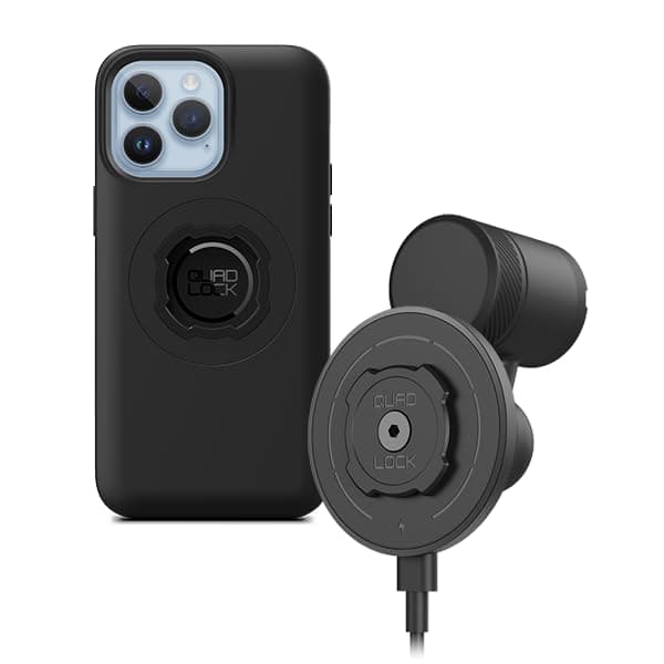 Quad Lock Support de Téléphone pour Voiture Populaire avec Tête de Charge sans Fil pour iPhone 14 Pro MaxUG05 Mag